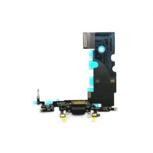 Flex Cable Apple iPhone 8 with Plugin Connector & Microphone Black (OEM)