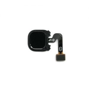 Home Button Flex Cable with External Button & Fingerprint Sensor Samsung A920F Galaxy A9 (2018) Black (Original)