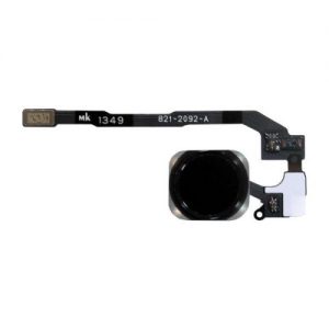 Home Button Flex Cable with External Home Button Apple iPhone 5S/ iPhone SE Black (OEM)