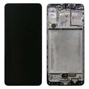 LCD with Touch Screen & Front Cover Samsung A315F Galaxy A31 Black (Original)