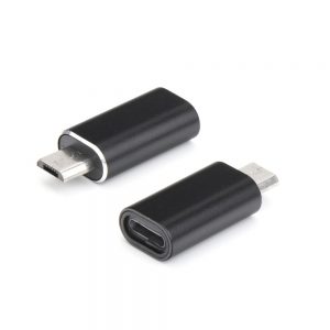 Adapter charger for iPhone Lightning 8-pin  - Micro USB black