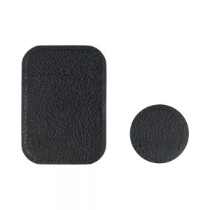Badget for magnet car holder leather black