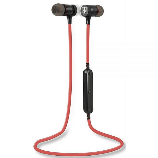 Bluetooth stereo earphones FERRARI FESEPRCBK red