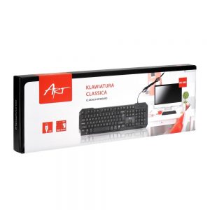 Keyboard Classic on USB black ART AK-46U
