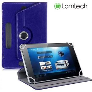LAMTECH BLUE UNIVERSAL 10.1 TABLET CASE WITH 360 ROTATION