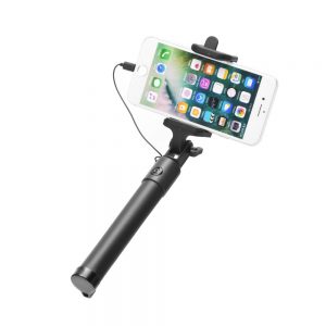 Selfie stick with LIGHTING connector