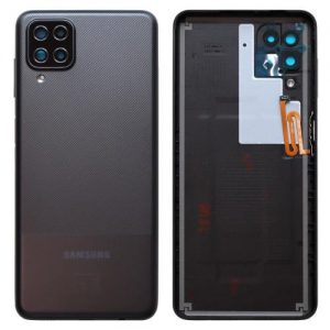 Battery Cover Samsung A125F Galaxy A12 Black (Original)