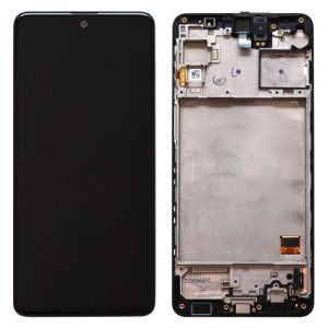 LCD with Touch Screen & Front Cover Samsung M317F Galaxy M31s Black (Original)