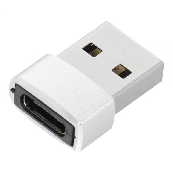 Adaptor Typ C to USB A silver
