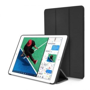 Flip Smart Case with TPU Back Cover inos Apple iPad 9.7 (2017)/ (2018) Black