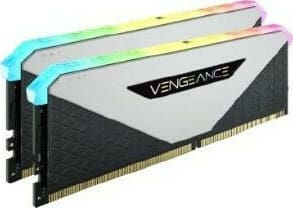 CORSAIR RAM DIMM XMS4 KIT 2x8GB CMN16GX4M2Z3200C16W, DDR4, 3200MHz, LATENCY 16-20-20-38, 1.35V, VENGEANCE RGB RT, XMP 2.0, RGB LED, WHITE, LTW.