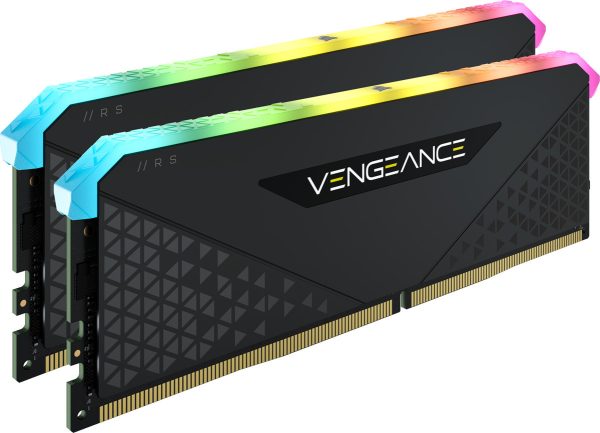 CORSAIR RAM DIMM XMS4 KIT 2x16GB CMN32GX4M2Z3200C16, DDR4, 3200MHz, LATENCY 16-20-20-38, 1.35V, VENGEANCE RGB RT, XMP 2.0, RGB LED, BLACK, LTW.