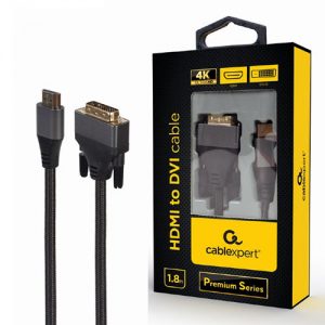 CABLEXPERT HDMI TO DVI CABLE PREMIUM SERIES 4K 1