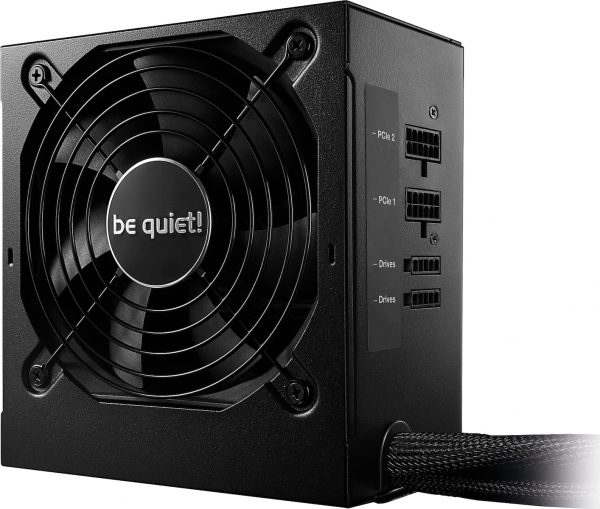 BEQUIET PSU SYSTEM POWER 9 CM 500W BN301, BRONZE CERTIFIED, SEMI-MODULAR AND FLAT CABLES, 12CM QUIET & COOL FAN, 3YW. BEQUIET PSU SYSTEM POWER 9 CM 500W BN301 BRONZE CERTIFIED SEMI MODULAR AND FLAT CABLES 12CM QUIET COOL FAN 3YW. 1