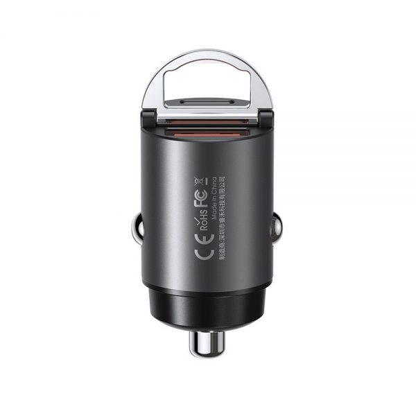 REMAX car charger Type C + USB Quick Charger 30W 4.8A RCC110 MINI tarnish
