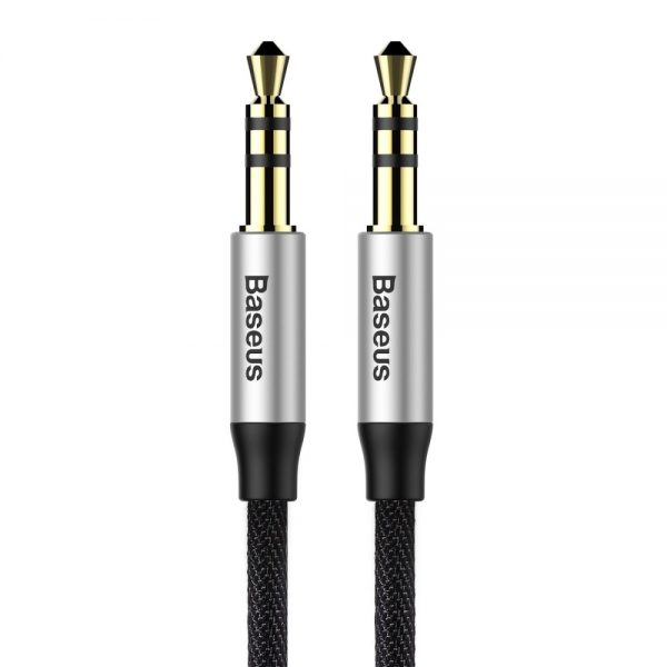 BASEUS Yiven Audio Cable Jack 3.5 male Audio M30 1M Silver+ Black