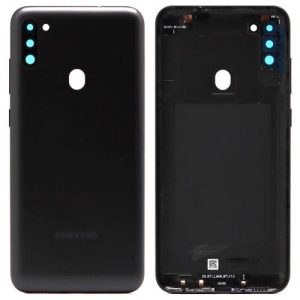 Battery Cover Samsung M115F Galaxy M11 Black (OEM)