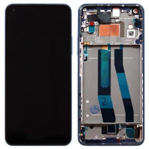 LCD with Touch Screen & Middle Plate Xiaomi Mi 11  Lite 4G Blue (Original)