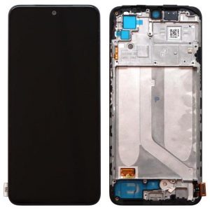 LCD with Touch Screen & Middle Plate Xiaomi Redmi Note 10S Black (Original)