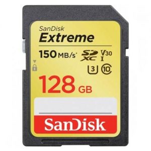 SDXC C10 UHS-I Memory Card SanDisk Extreme 150MB/s 128GB