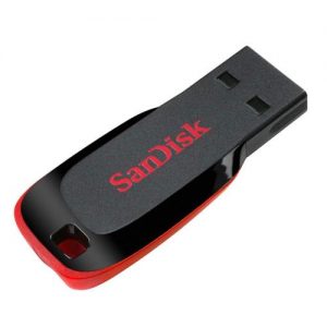 USB 2.0 Flash Disk SanDisk Cruzer Blade SDCZ50 128GB Black