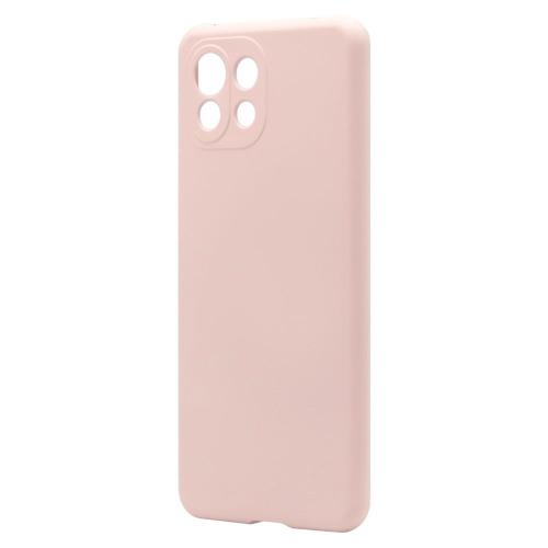 Liquid Silicon inos Xiaomi Mi 11 Lite/ Mi 11 Lite 5G L-Cover Salmon Pink