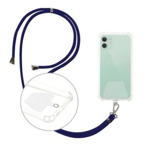 Universal Neck Strap inos for Mobile Phones Navy Blue
