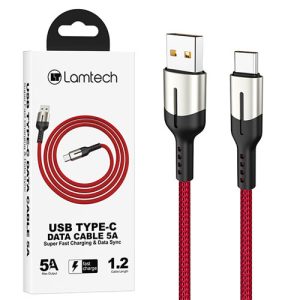 LAMTECH USB TYPE-C DATA CABLE 5A 1