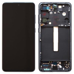 LCD with Touch Screen & Front Cover Samsung G990B Galaxy S21 FE 5G Grey (Original)