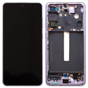 LCD with Touch Screen & Front Cover Samsung G990B Galaxy S21 FE 5G Lavender (Original)