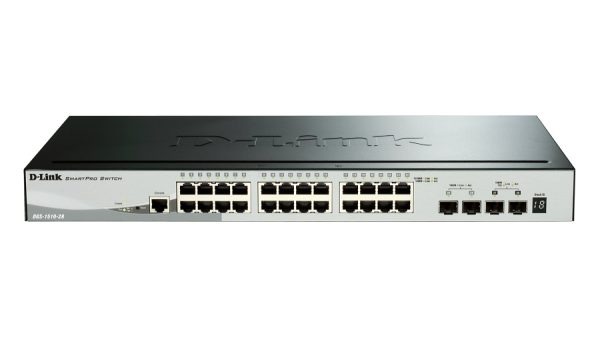 D-LINK Switch DGS-1510-28P, 24-Port 10/100/1000 Mbps POE, 4-port SFP 97 50 DGS151028P 1