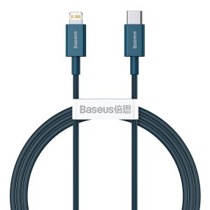 BASEUS cable Type C to Apple Lightning 8-pin PD20W Power Delivery Superior Series CATLYS-A03 1m blue