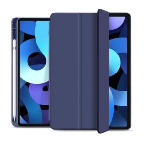Flip Smart Case inos Apple iPad Air 4/ 5 with TPU Back Cover & SC Pen Navy Blue