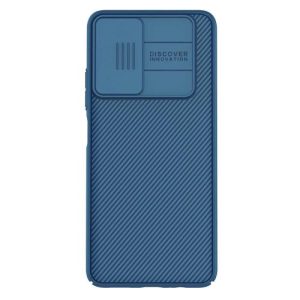 Soft TPU & PC Back Cover Case Nillkin Camshield Xiaomi Poco M4 Pro 5G Blue