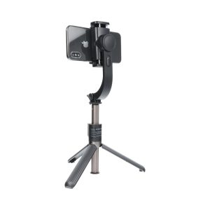 Combo selfie stick with tripod and remote control bluetooth GIMBAL STABILIZER black SSTR-L08