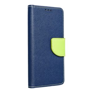 Fancy Book case for SAMSUNG A52 LTE / A52 5G / A52S navy/lime