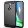 CARBON Case for MOTOROLA Moto G9 PLAY / E7 PLUS black