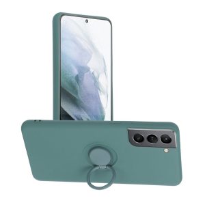 SILICONE RING Case for SAMSUNG Galaxy A13 4G green