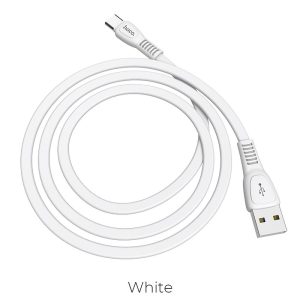 HOCO cable USB Noah charging data cable for Type C X40 1 metr white