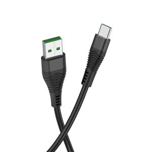 HOCO cable USB - Type C Flash 5A U53 1 meter black