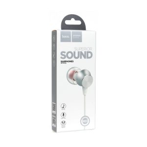 HOCO earphones Proper sound with mic M51 white