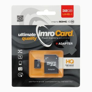 Memory Card Imro microSD 32GB with adapter / Class 10 UHS
