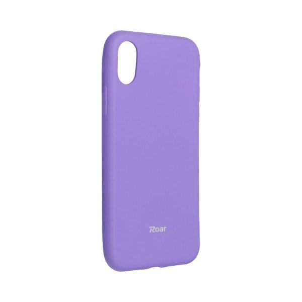 Roar Colorful Jelly Case - for iPhone X / XS purple