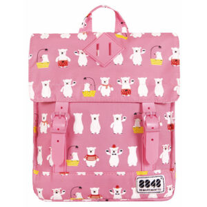 8848 BACKPACK FOR CHILDREN WITH WHITE BEARS PRINT