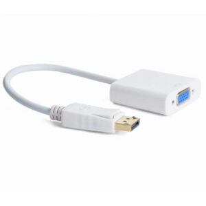 CABLEXPERT DISPLAYPORT TO VGA ADAPTER CABLE WHITE