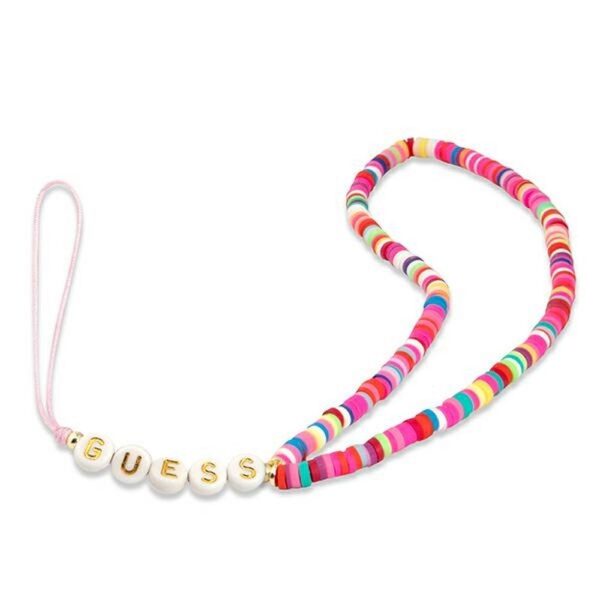 Guess strap GUSTGMPP multicolor pink Heishi Beads