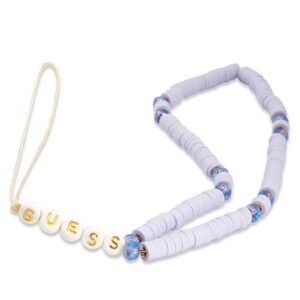 Guess strap GUSTPEARU lilac Heishi Beads