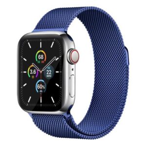 Strap Ahastyle WG42 Magnetic Stainless Steel Apple Watch 2/ 3/ 4/ 5/ 6/ 7/ SE (38mm/ 40mm/ 41mm) Blue