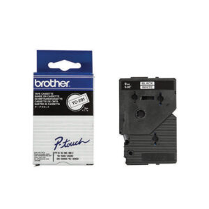 Brother P-touch Laminated Black on White 7