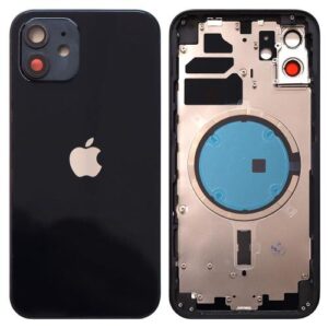 Battery Cover Apple iPhone 12 Black (OEM)